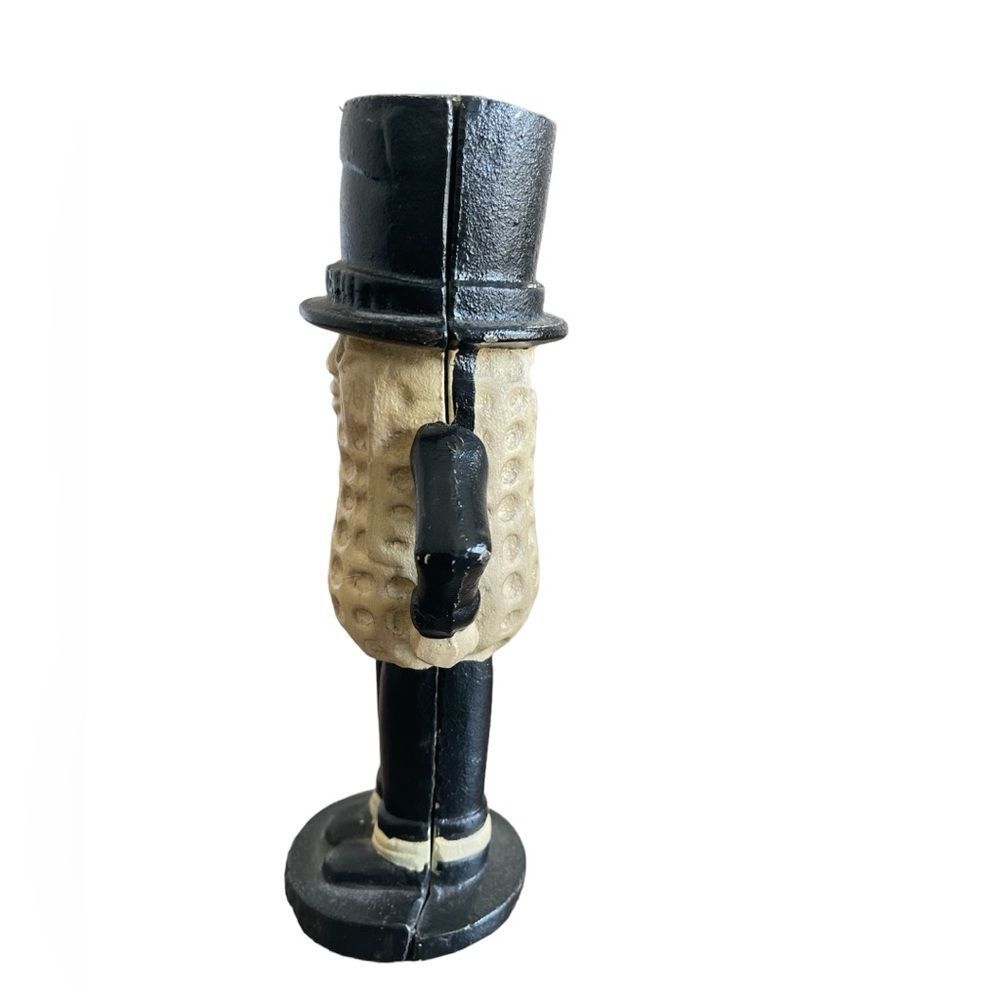 Vintage Cast Iron Mr Peanut Bank - Picture 3 of 8